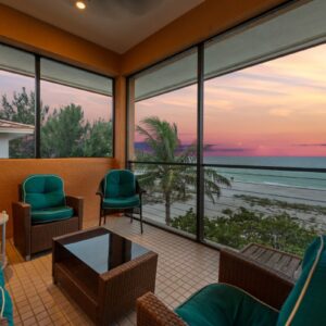 porch at sunset penthouse overlooking the beach