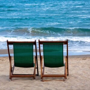 beach chairs on anna maria island