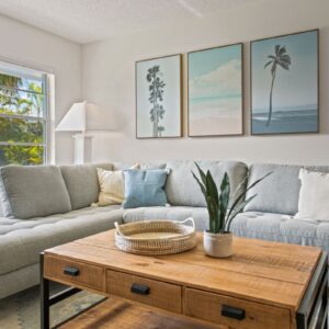 living room in Anna Maria Island rental